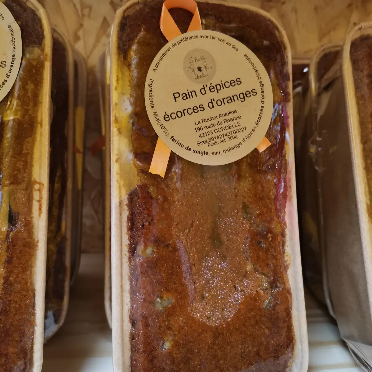 pain d'épice écorce d'orange